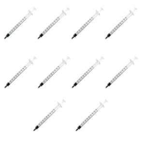 Crowx Syringes 3ml- 1.5in 10 Piece